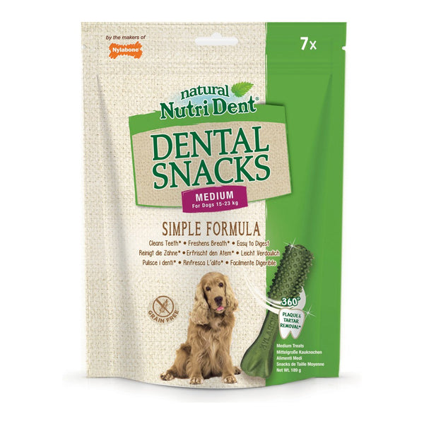 Snack per Cani Nylabone Nutri Dent Medium 7 Unità