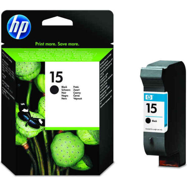 Cartucho de tinta original HP 15 Negro