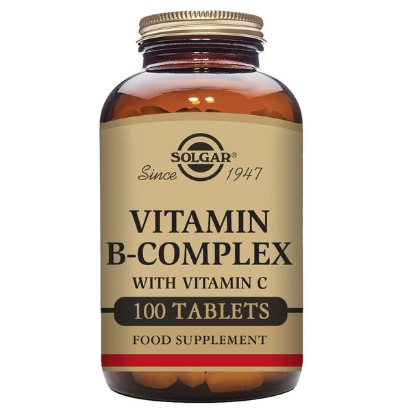 Complexe de vitamine B avec Solgar de vitamine C 200 (100 UD)