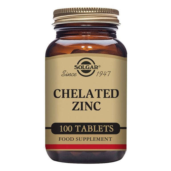 Chelatiertes Zink Solgar (100 Tabletten)