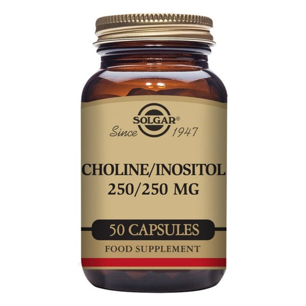 Cholin - Inositol Solgar 250/250 mg (50 Kapseln)