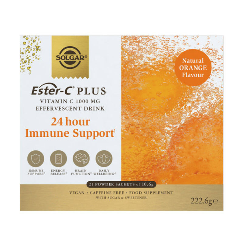 Ester-C Plus Vitamina C 1000 MG Solgar Effervescente 21 Buste