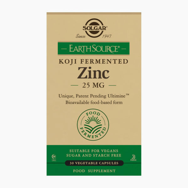 Zink Koji Fermented 25 mg Solgar 30 Kapseln 25 mg