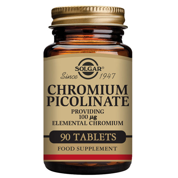 Chromium Picolinate Solgar 100 mcg (90 comprimés)