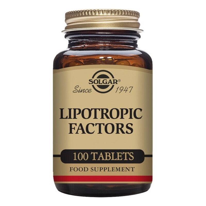 Facteurs lipotropes solgar (100 comprimés)