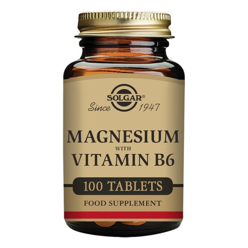 Magnésium + vitamine B6 solgar (100 comprimés)