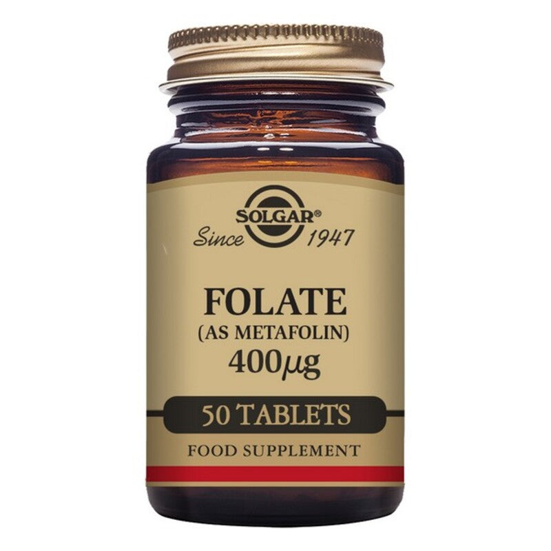 Folate (comme métafolin) solgar 400 mcg