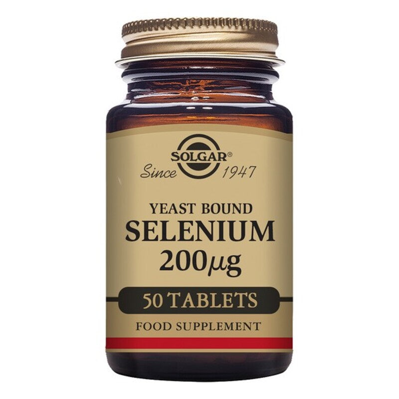 Sélénium de levure Sélénium Solgar 200 mcg (50 comprimés)