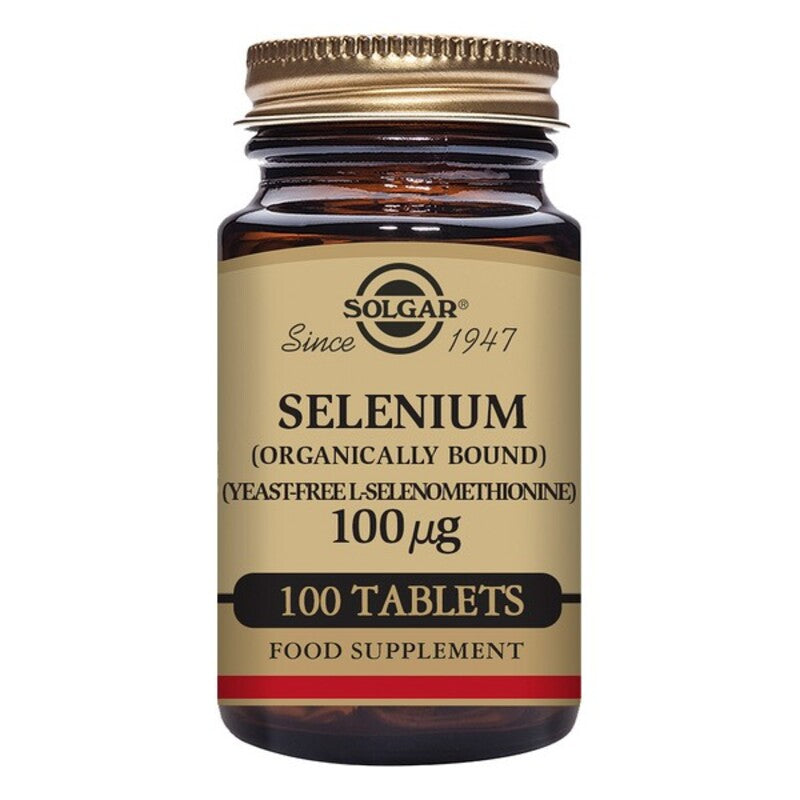 Selenium Solgar 100 mcg (100 comprimés)