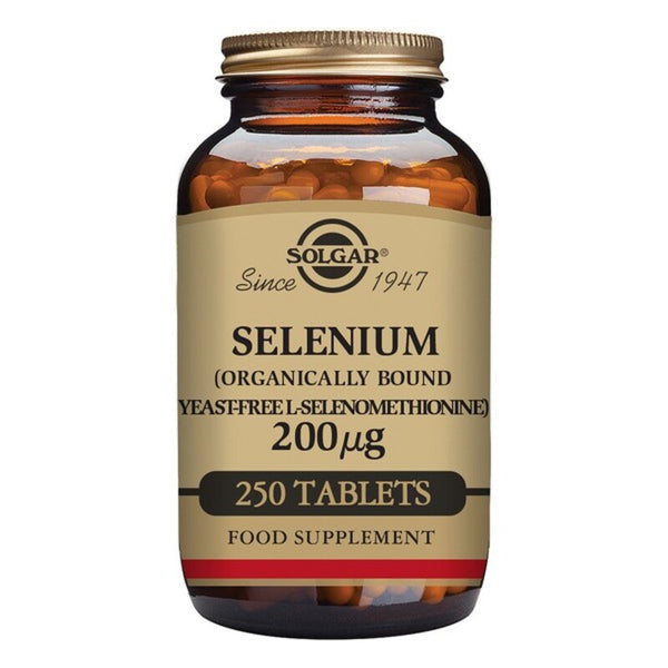 Selenium Solgar 200 mcg (250 comprimés)