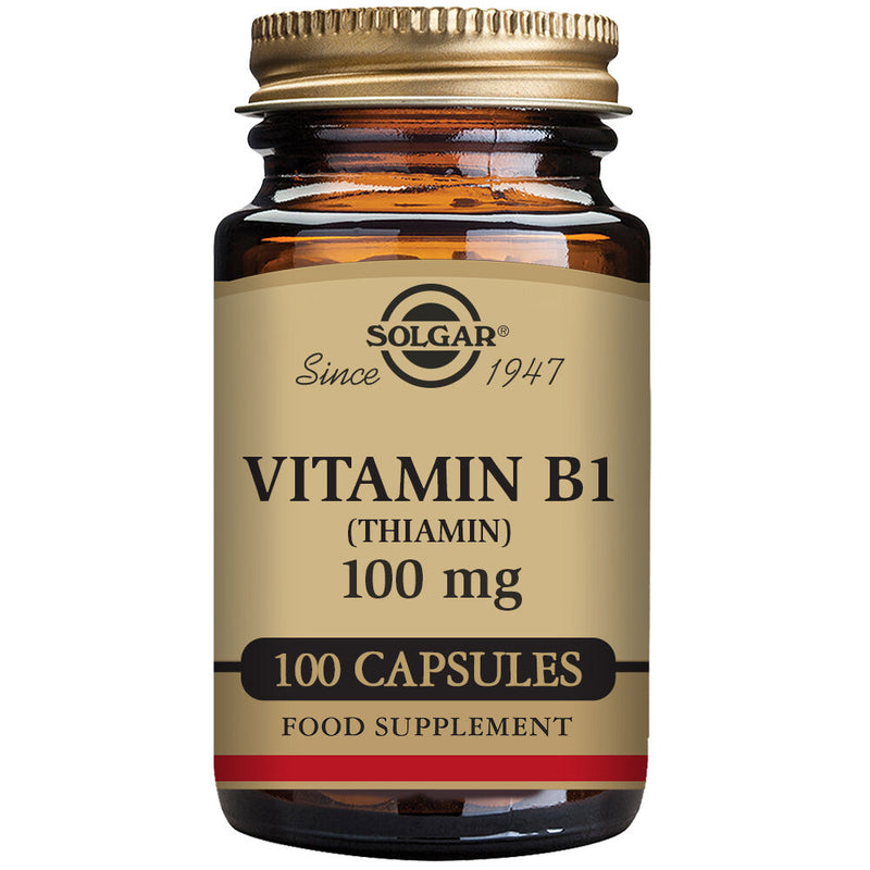 Vitamina B1 (Tiamina) Solgar 100 mg (100 Capsule)