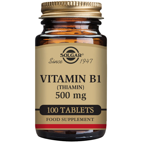 Vitamine B1 (thiamine) Solgar 500 mg (100 comprimés)