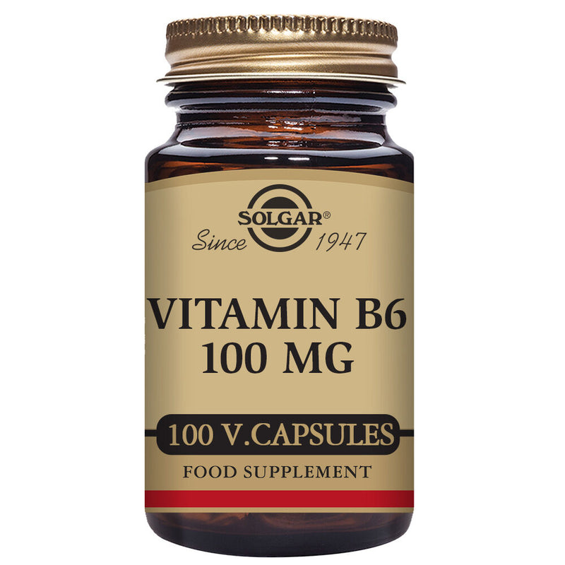 Vitamine B6 (pyridoxine) Solgar 100 mg (100 capsules)