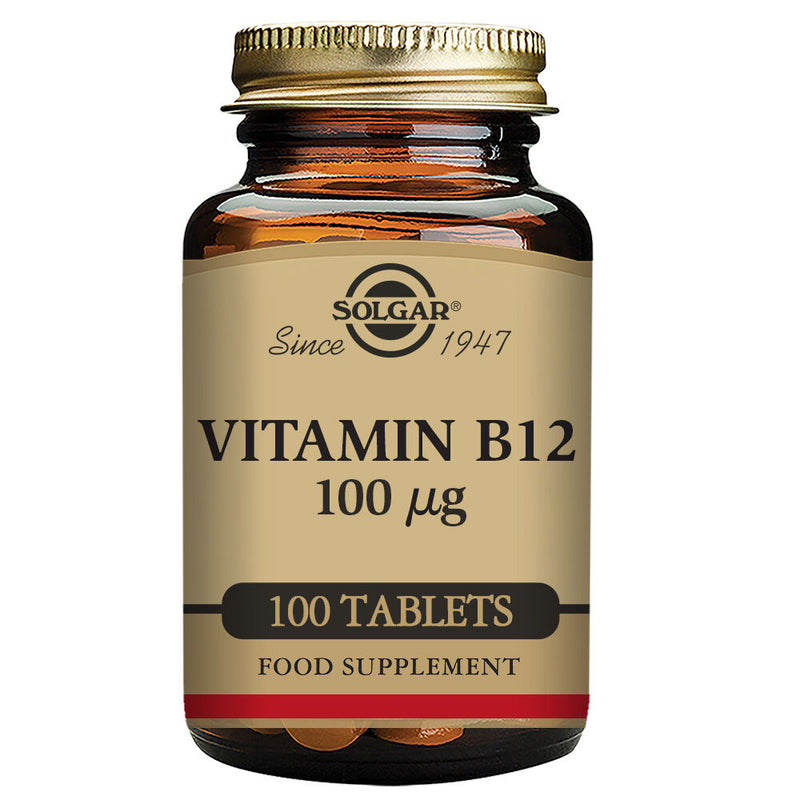 Vitamina B12 (Cobalamina) Solgar E3180 100 mcg (100 compresse)