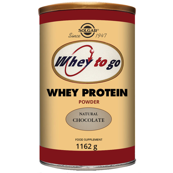 Whey To Go Proteina del siero in polvere Solgar 3673 1162 g Cioccolato