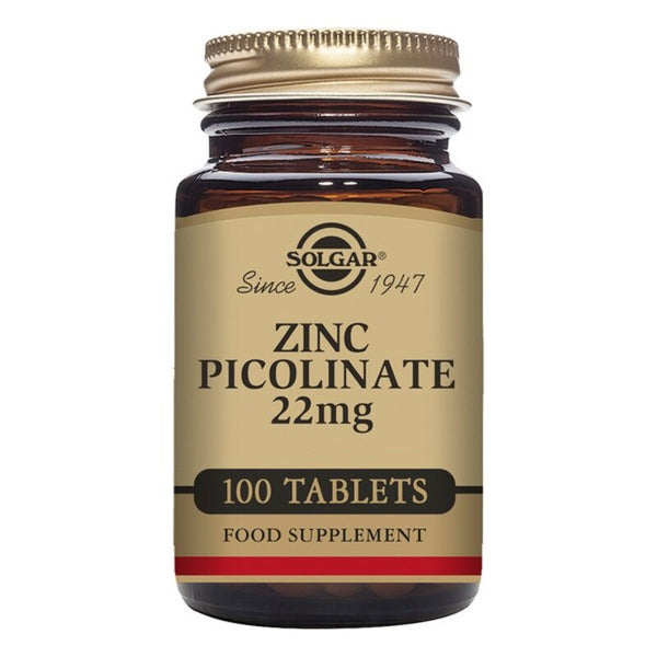 Zink-Picolinat Solgar 22 mg (100 Tabletten)