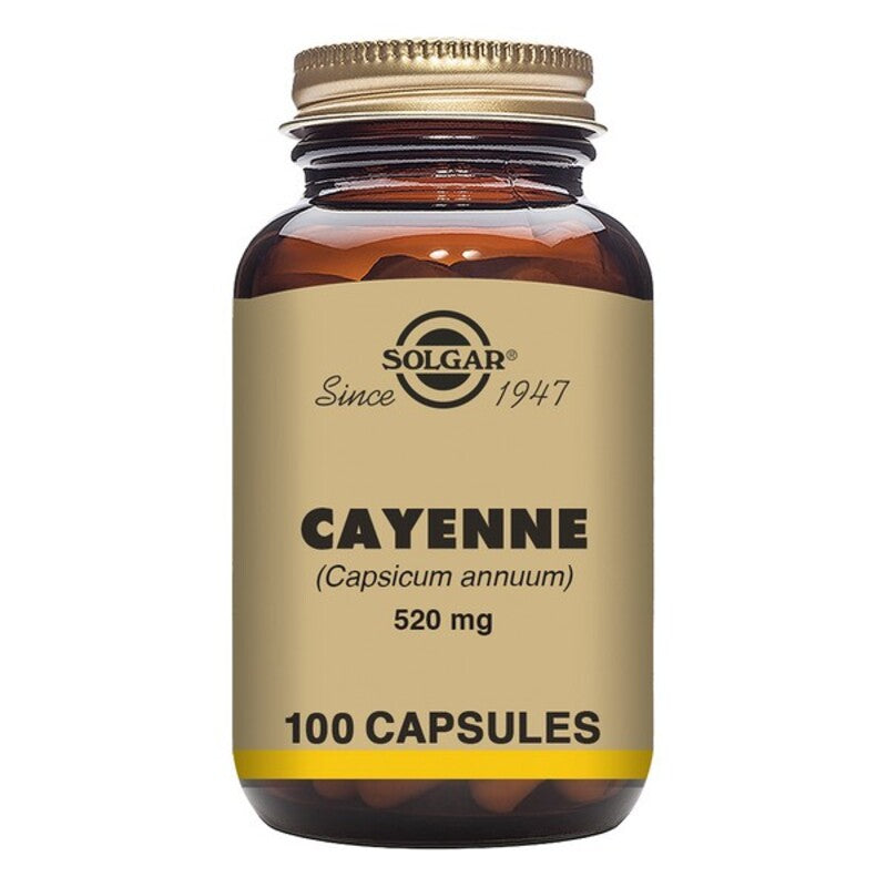 Cayennepfeffer (Capsicum annuum) Solgar 520 mg (100 Kapseln)