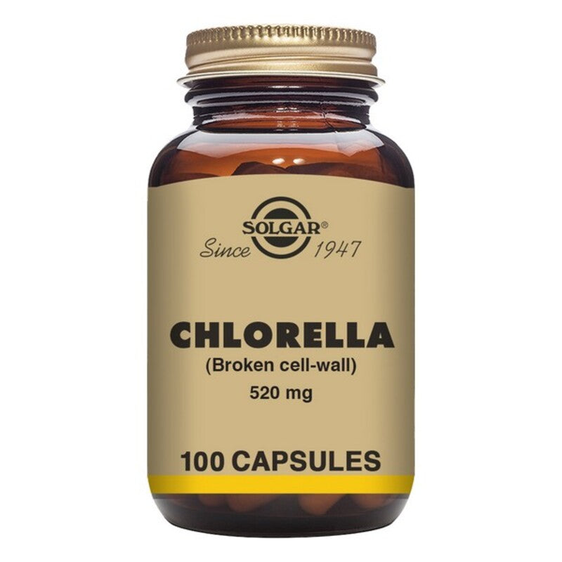 Clorella (parete cellulare rotta) Solgar 520 mg (100 Capsule)