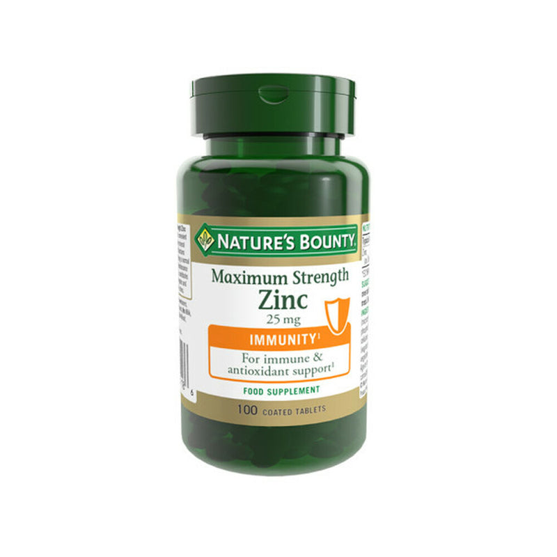 Zink Maximum Strength 25 mg Nature's Bounty 100 Tabletten