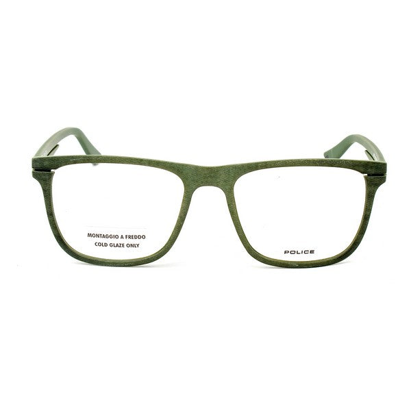 Montatura per Occhiali Uomo Police VPL485530GGP Verde (ø 53 mm)