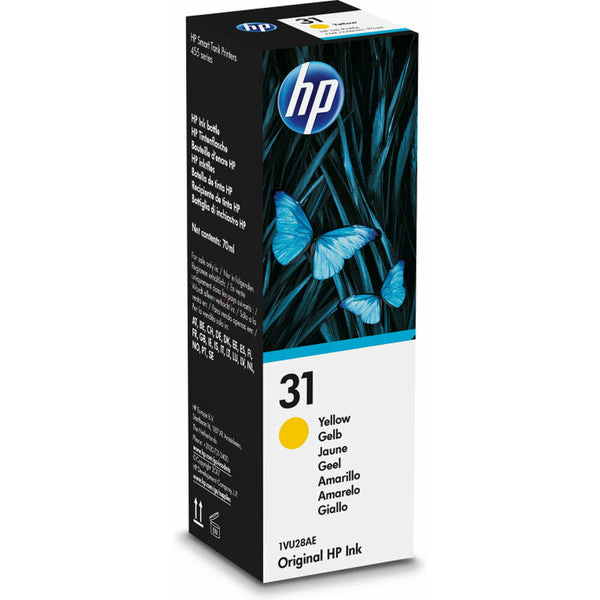 Encre pour recharger les cartouches jaunes HP 31 HP