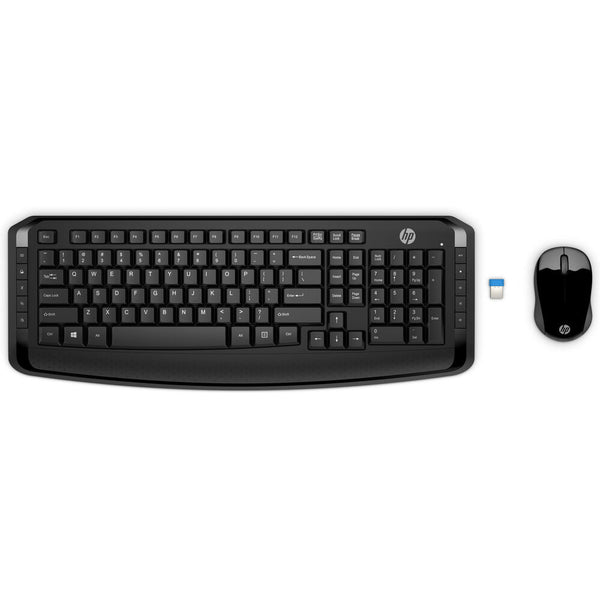 Tastatur mit Maus HP Pavilion 300 Schwarz Wireless