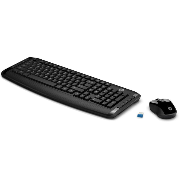 Tastatur mit Maus HP Pavilion 300 Schwarz Wireless