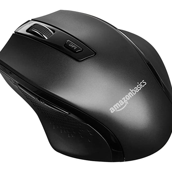 Ratón Inalámbrico Amazon Basics G6B-BK (Reacondicionado C)