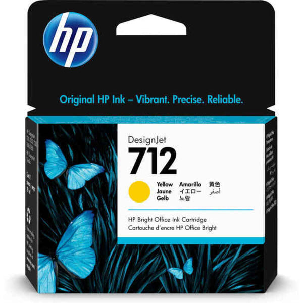 Cartucho de tinta original HP 712 Amarillo