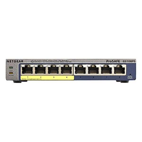 Netgear GS108PE-300EUS 8p Gigabit 4xpoe Vlan QoS