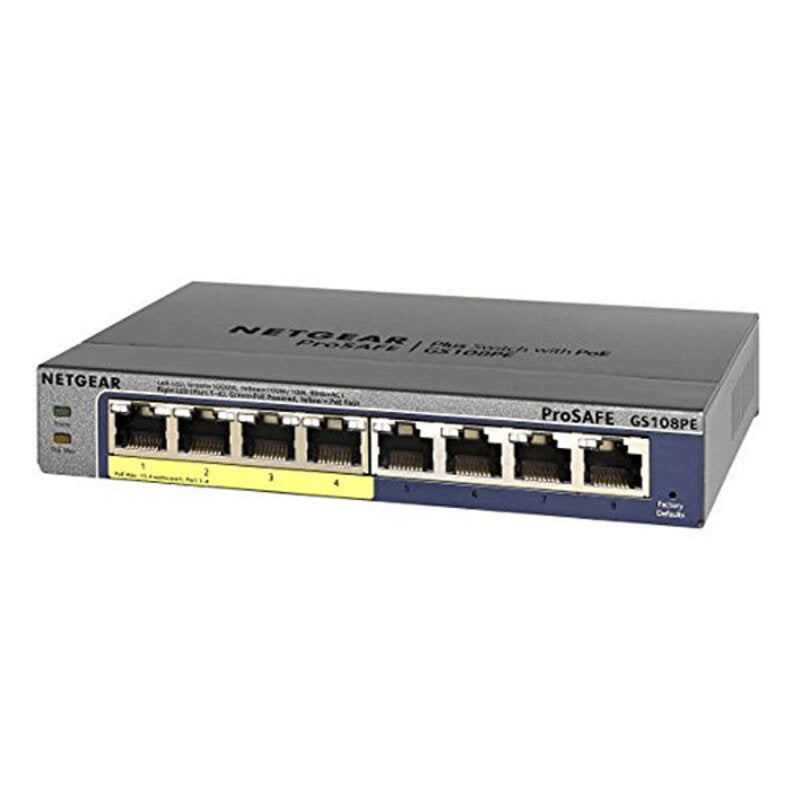 NetGear GS108PE-300EUS 8P Gigabit 4xpoe VLAN QOS