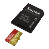 Mikro -SD -Speicherkarte mit Sandisk SDSQXA1 -GNA C10 160 MB/s Adapteradapter