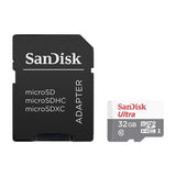 Micro SD -Speicherkarte mit Sandisk SDSQuns -GN C10 80 MB/S -100 MB/s Adapter