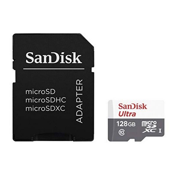 Scheda Di Memoria Micro SD con Adattatore SanDisk SDSQUNS-GN3MA C10 80 MB/s-100 MB/s