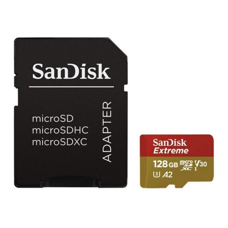 Mikro -SD -Speicherkarte mit Sandisk SDSQXA1 -GNA C10 160 MB/s Adapteradapter