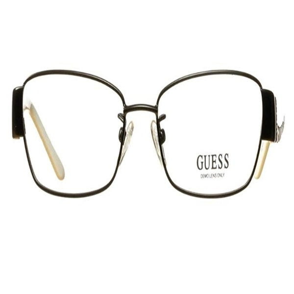 Montatura per Occhiali Donna Guess GU2262-BLKWHT-52 Bianco Nero (ø 52 mm)