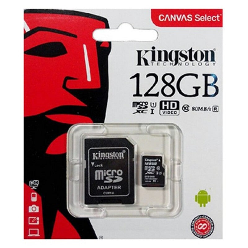 Micro SD Carte mémoire avec adaptateur Kingston Exfat