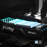 Ram Memory Kingston Fury Beast KF432C16BB1AK2/32 32 GB DDR4 3200 MHz CL16 32 GB RGB