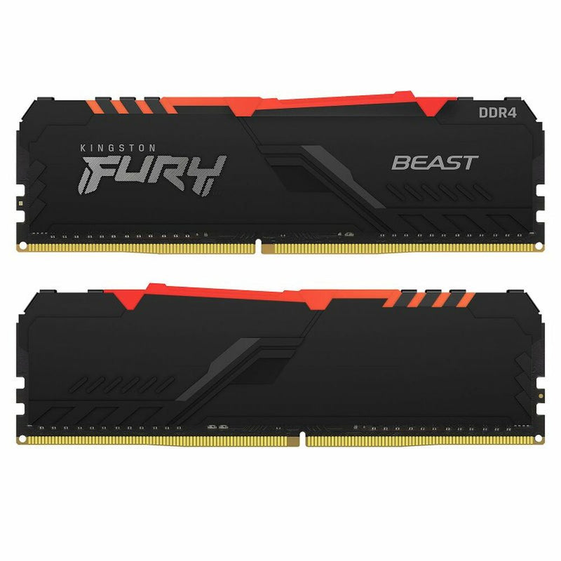 Ram Memory Kingston Fury Beast KF432C16BB1AK2/32 32 GB DDR4 3200 MHz CL16 32 GB RGB