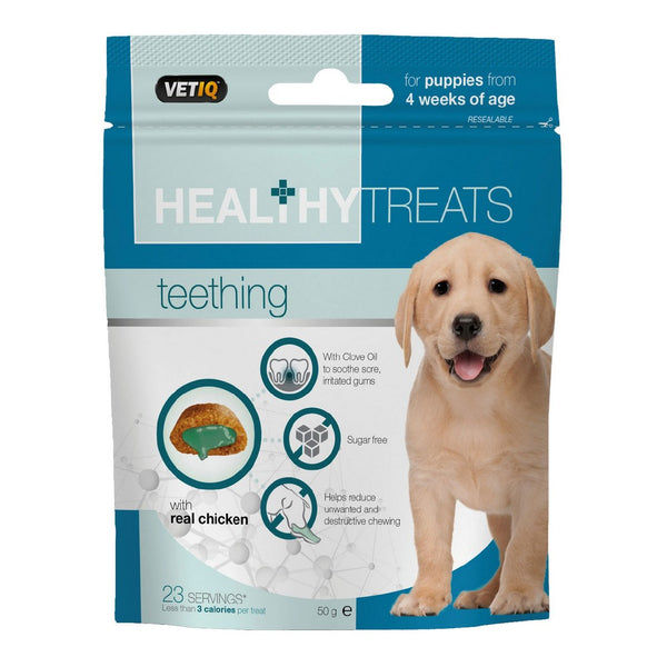 Integratori e vitamine Planet Line Healthy Treats Teething Pollo Cuccioli (50 g)