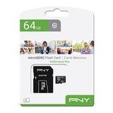 Micro SD Memory Carte with PNY Performance Plus C10 Adaptateur