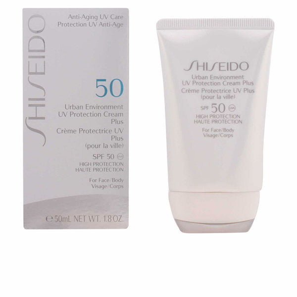 Protezione Solare Viso Urban Environment Shiseido Urban Environment UV Protection Cream Plus SPF 50 (50 ml)