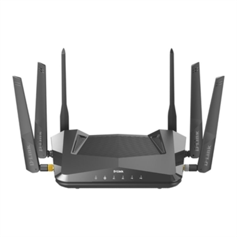 D-Link AX5400 Gigabit Ethernet 4800 Mbps WiFi 6 GHz Router noir