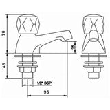 Rubinetto VB Cont 04 Lavabo (2 uds) (Ricondizionati D)