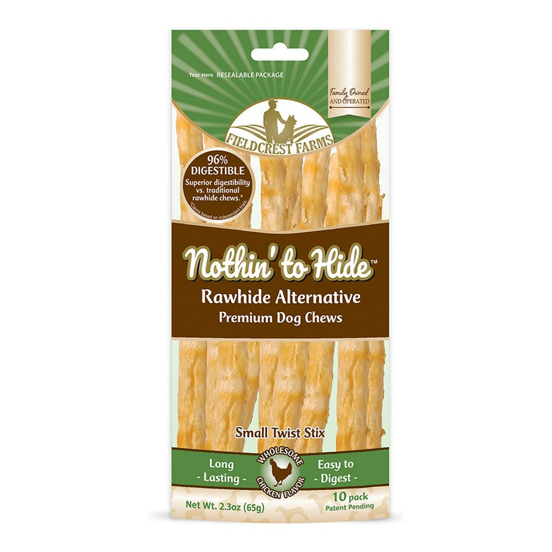 Snack per Cani Nothin to Hide Twist Stix Pollo 10 Unità