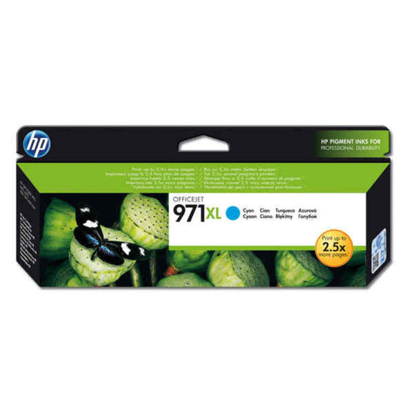 Cartucho de tinta original HP 971 XL Ciano