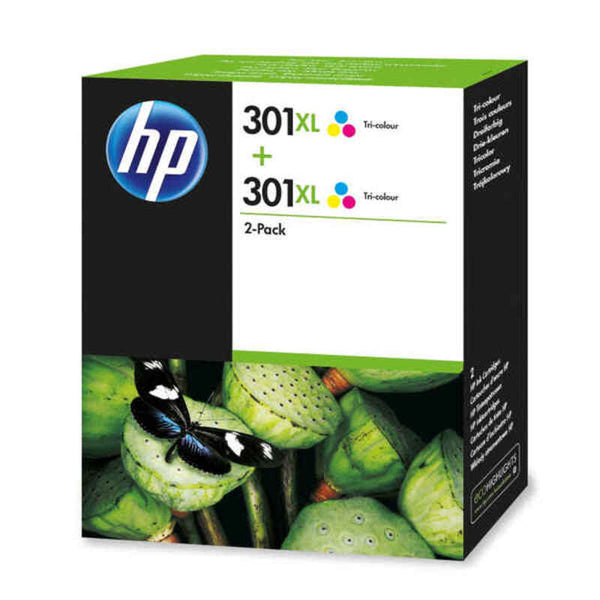 Cartucho de tinta original HP 301XL Tricolor