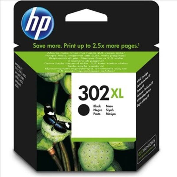 Cartuccia ad Inchiostro Originale HP 302 XL Nero