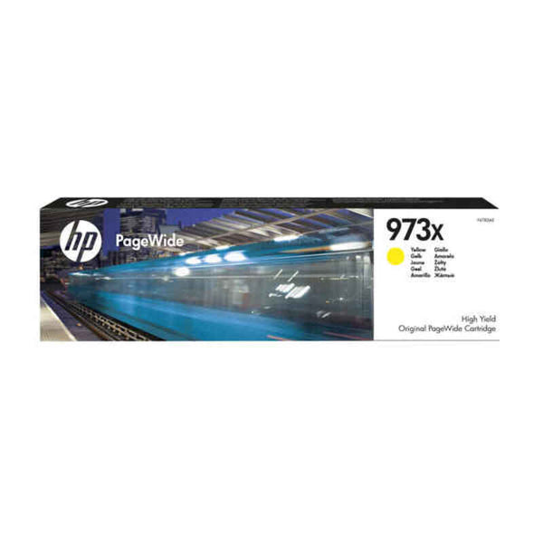 Cartucho de tinta original HP 973X Pagewide Amarillo