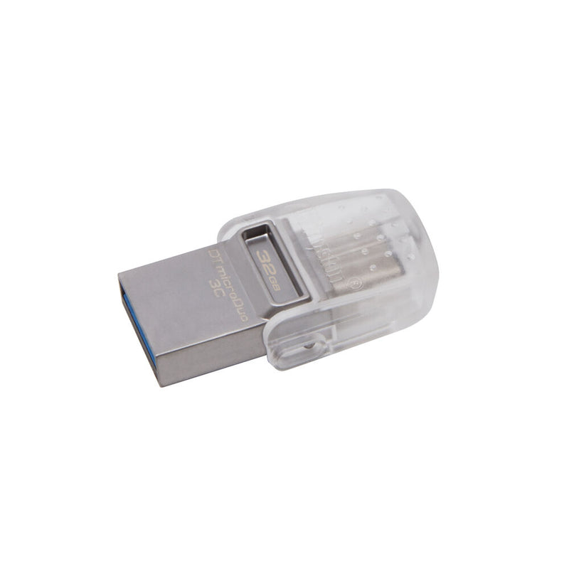 Mémoire USB Kingston DataTraveler Microduo 3c Silver 32 Go